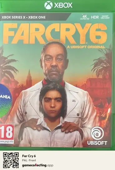 Far Cry 6 Xbox One, PAL box front