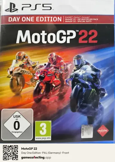 MotoGP 22 PlayStation 5, Germany box front