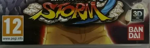 Naruto Shippuden: Ultimate Ninja Storm 3, the PEGI square on its front