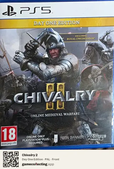 Chivalry 2 PlayStation 5, PAL box front