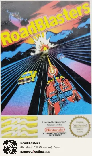 RoadBlasters Nintendo Entertainment System, Germany box front