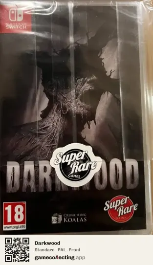 Darkwood Nintendo Switch, PAL box front