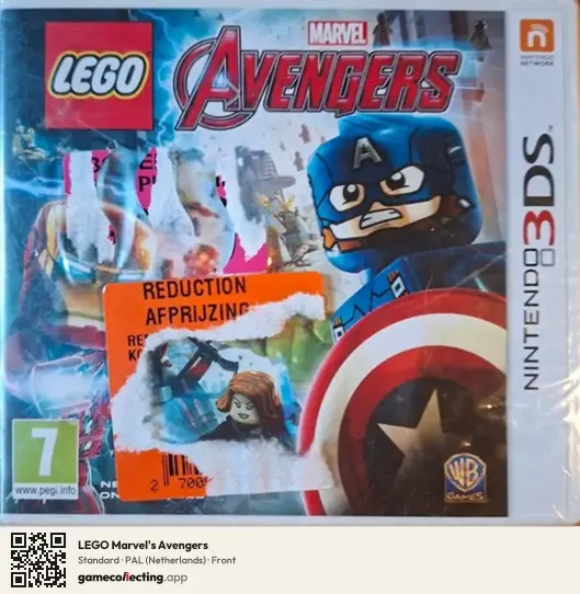 LEGO Marvel's Avengers Nintendo 3DS, Netherlands box front