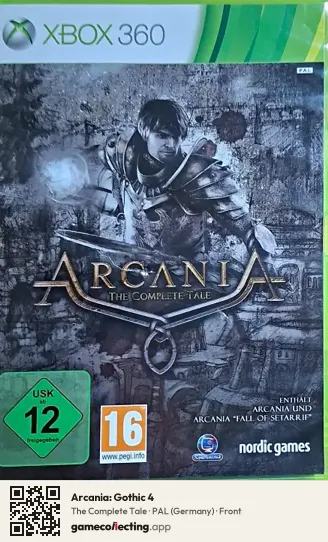 Arcania: Gothic 4 Xbox 360, Germany box front