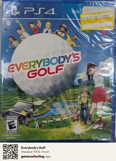 Everybody's Golf PlayStation 4, NTSC box front