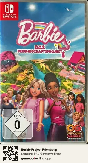 Barbie Project Friendship Nintendo Switch, Germany box front
