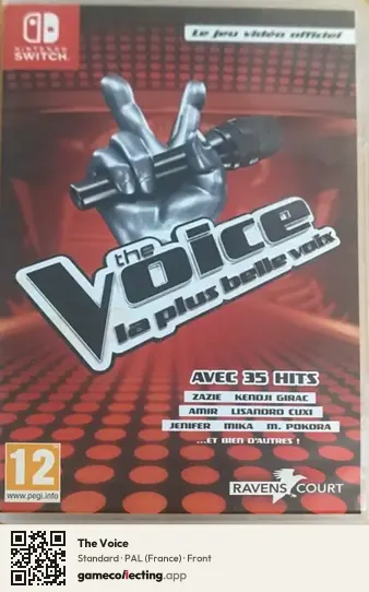 The Voice Nintendo Switch, France box front