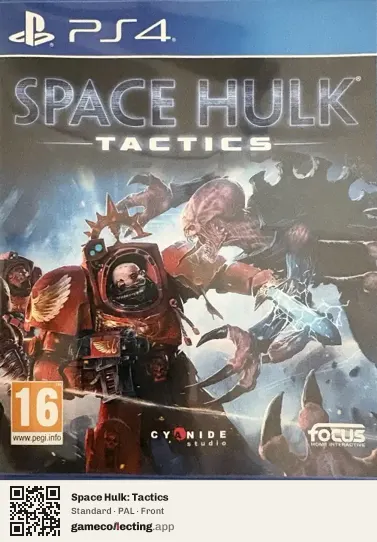 Space Hulk: Tactics PlayStation 4, PAL box front