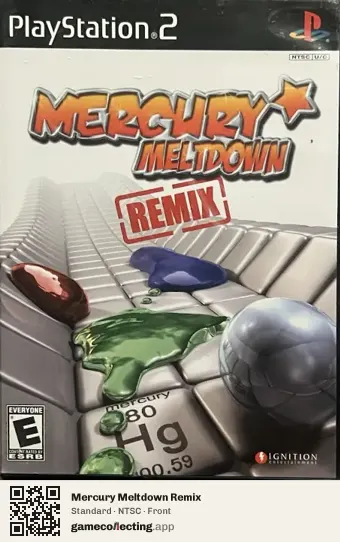 Mercury Meltdown Remix PlayStation 2, NTSC box front