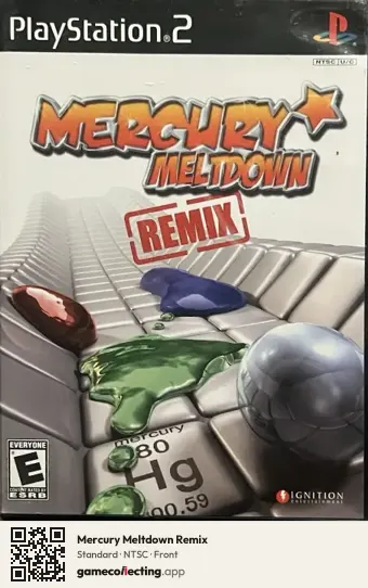 Mercury Meltdown Remix PlayStation 2, NTSC box front