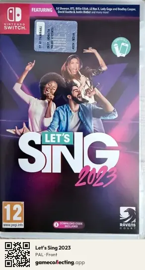 Let's Sing 2023 Nintendo Switch, PAL box front