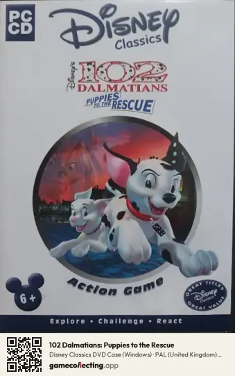 102 Dalmatians: Puppies to the Rescue Computer, United Kingdom box front