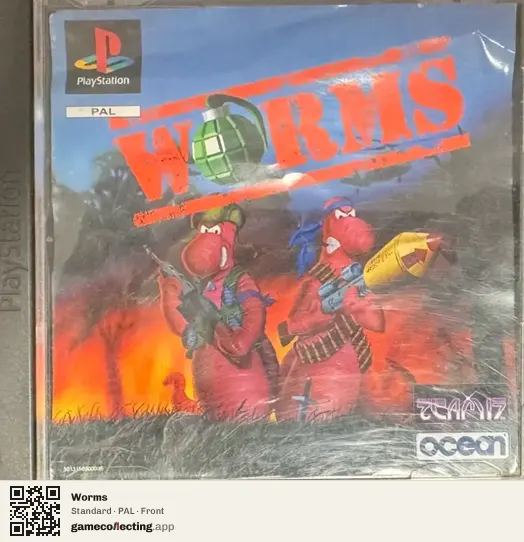 Worms PlayStation, PAL box front