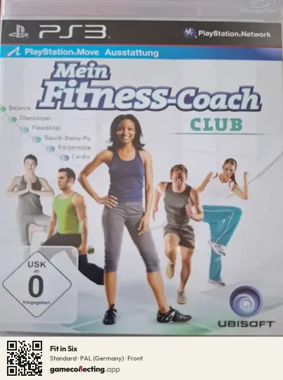 Fit in Six PlayStation 3, Germany box front