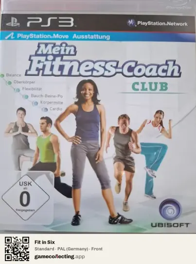 Fit in Six PlayStation 3, Germany box front