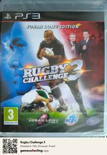 Rugby Challenge 3 PlayStation 3, France box front