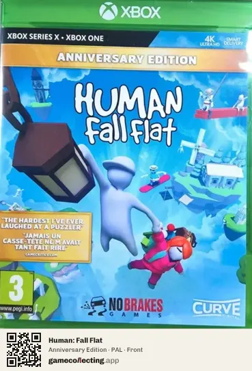 Human: Fall Flat Xbox Series X, PAL box front