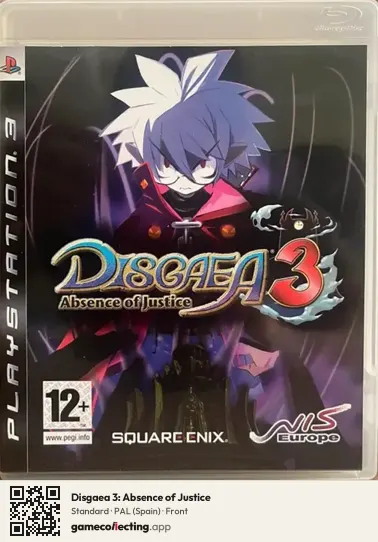 Disgaea 3: Absence of Justice PlayStation 3, Spain box front