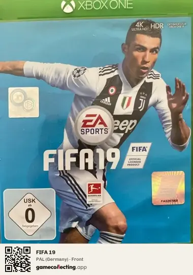 FIFA 19 Xbox One, Germany box front