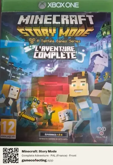 Minecraft: Story Mode Xbox One, France box front