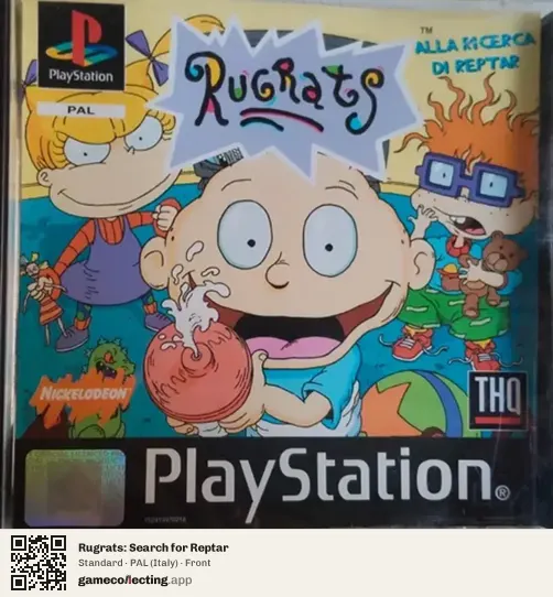 Rugrats: Search for Reptar PlayStation, Italy box front