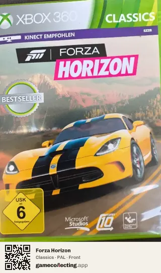 Forza Horizon Xbox 360, PAL box front