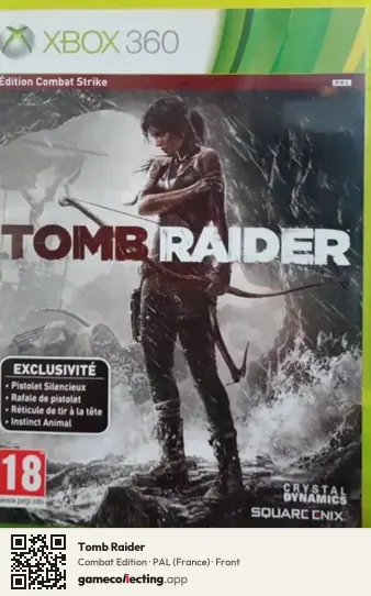 Tomb Raider Xbox 360, France box front