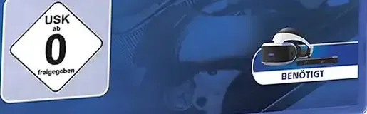 DriveClub VR, the USK square on its front