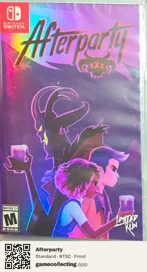 Afterparty Nintendo Switch, NTSC box front