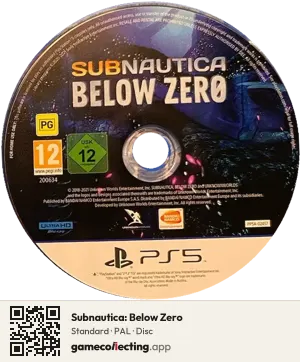 Subnautica: Below Zero PlayStation 5, PAL disc
