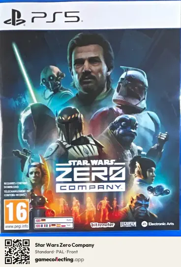 Star Wars Zero Company PlayStation 5, PAL box front