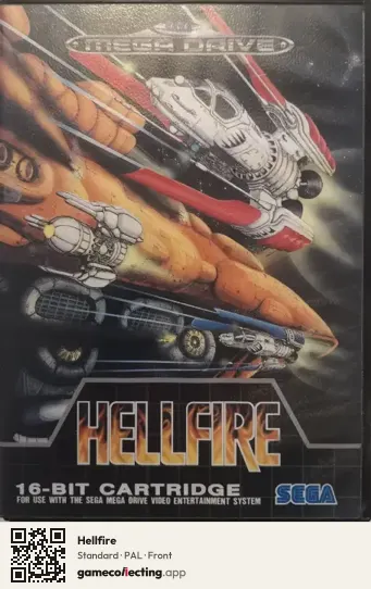 Hellfire Sega Mega Drive / Genesis, PAL box front