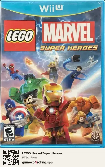 LEGO Marvel Super Heroes Nintendo Wii U, NTSC box front