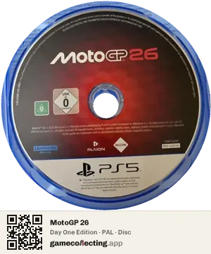MotoGP 26 PlayStation 5, PAL disc