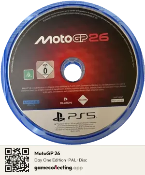 MotoGP 26 PlayStation 5, PAL disc