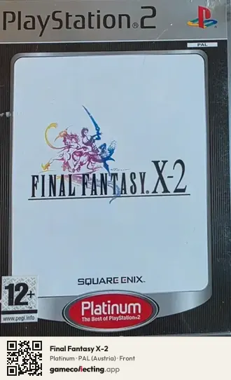 Final Fantasy X-2 PlayStation 2, Austria box front