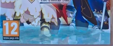 Fate/Extella: The Umbral Star, the PEGI square on its front