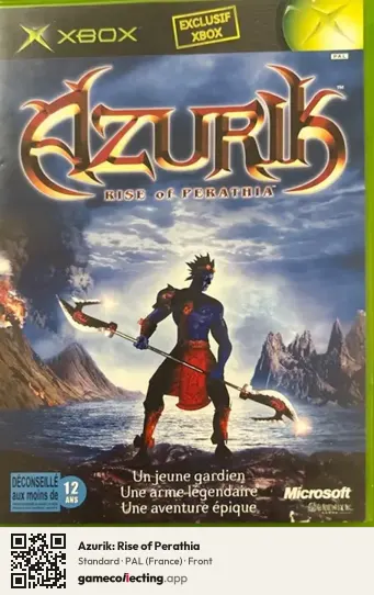 Azurik: Rise of Perathia Xbox, France box front