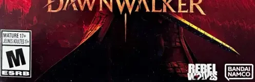 The Blood of Dawnwalker, the ESRB box on its front