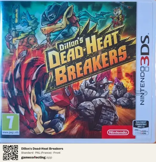 Dillon's Dead-Heat Breakers Nintendo 3DS, France box front