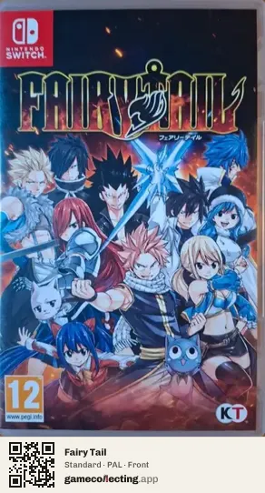 Fairy Tail Nintendo Switch, PAL box front