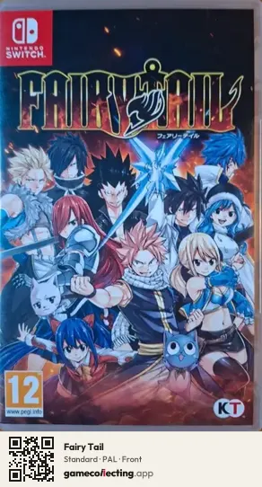Fairy Tail Nintendo Switch, PAL box front