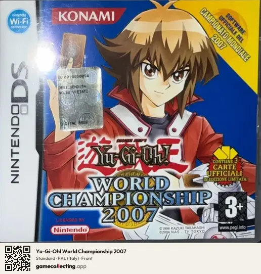 Yu-Gi-Oh! World Championship 2007 Nintendo DS, Italy box front