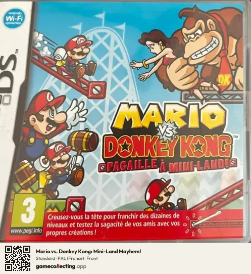 Mario vs. Donkey Kong: Mini-Land Mayhem! Nintendo DS, France box front