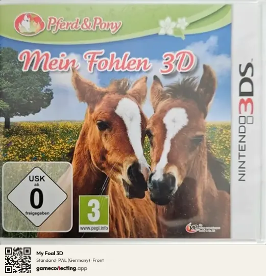 My Foal 3D Nintendo 3DS, Germany box front