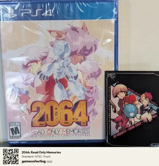 2064: Read Only Memories PlayStation 4, NTSC box front