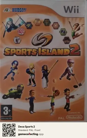 Deca Sports 2 Nintendo Wii, PAL box front