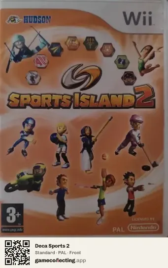 Deca Sports 2 Nintendo Wii, PAL box front