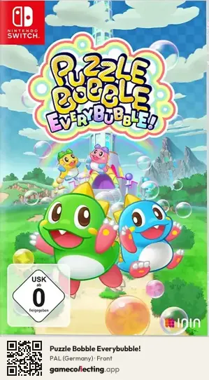 Puzzle Bobble Everybubble! Nintendo Switch, Germany box front