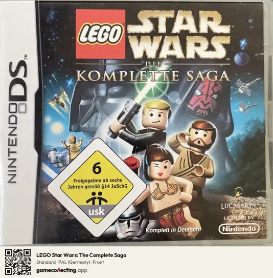 LEGO Star Wars: The Complete Saga Nintendo DS, Germany box front